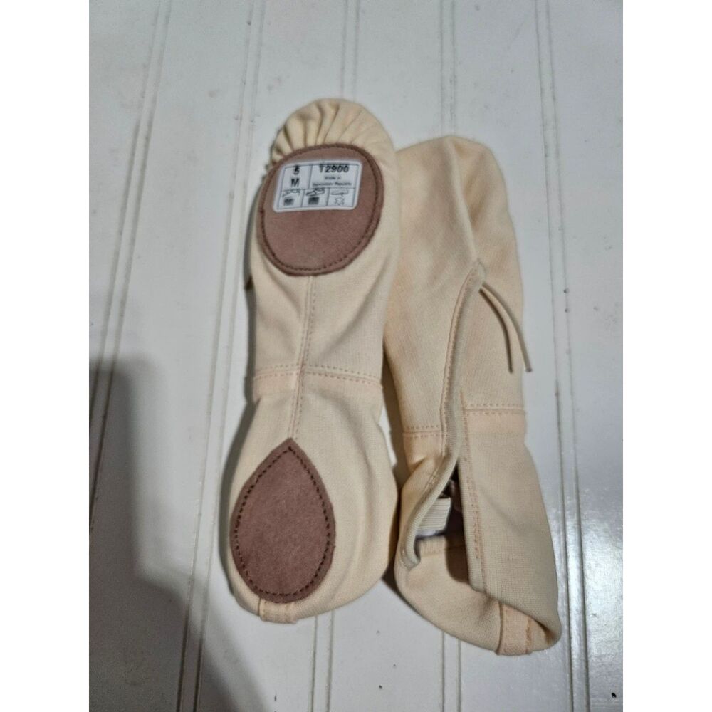 Theatricals T2900 Split Sole Canvas Ballet Shoes Pink Women's Size 5 M NWT